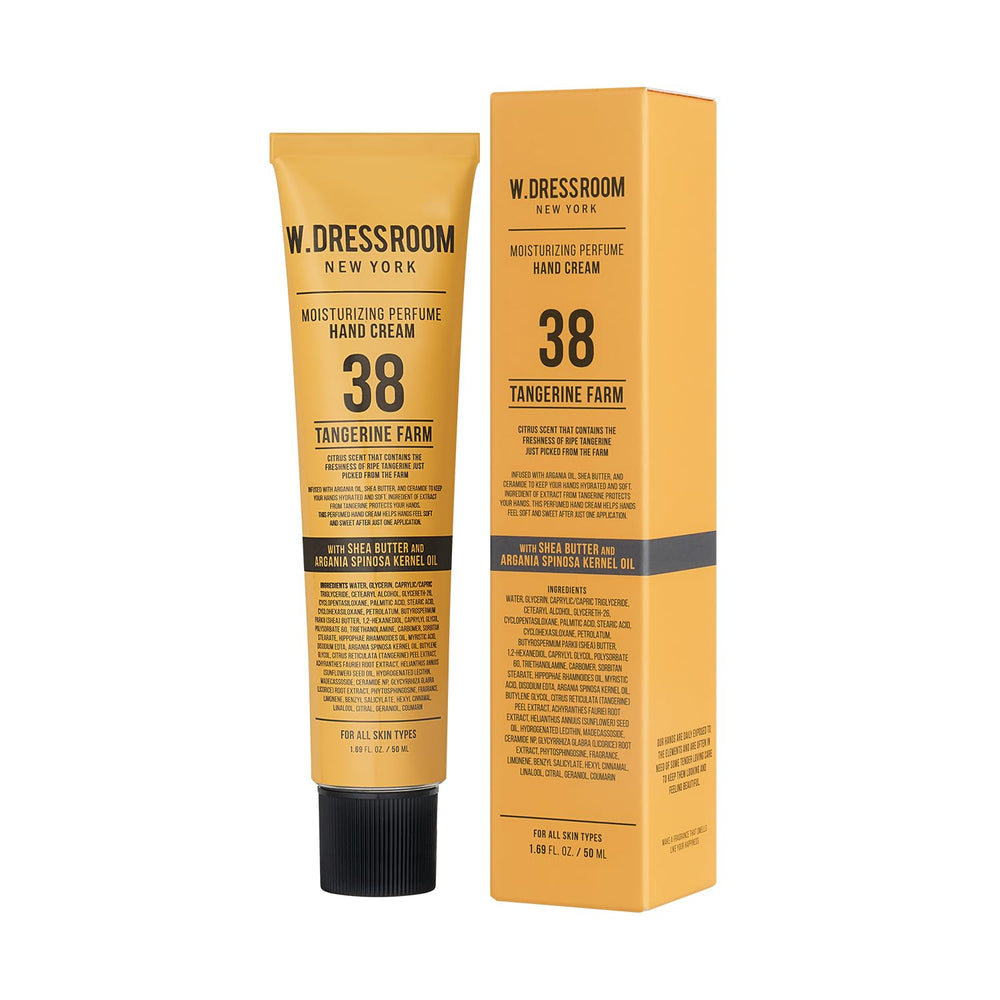WDressroom Moisturizing Hand Cream being applied for quick hydration on hands.
