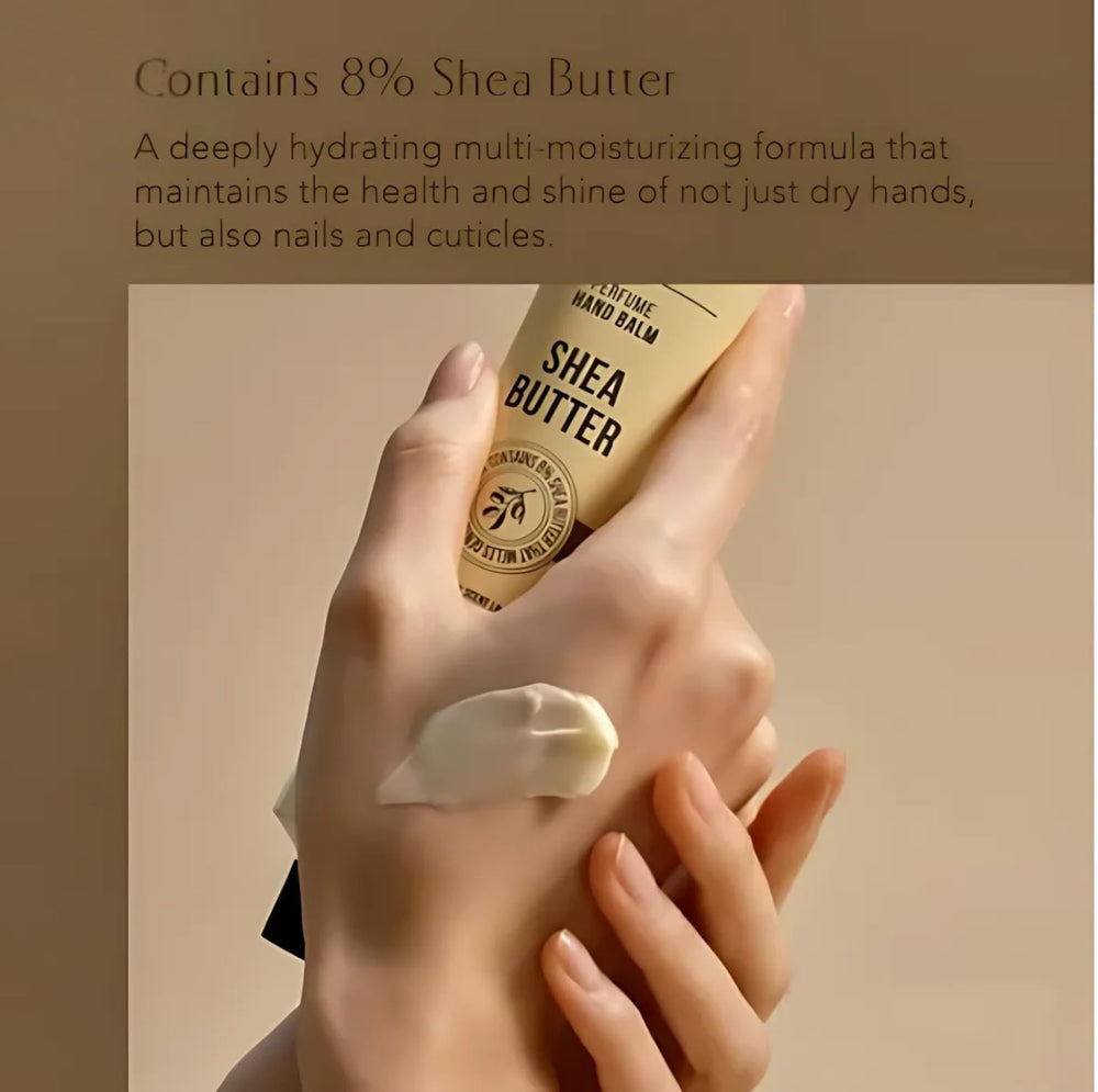 Shea butter-rich formula for hydration with W Dressroom balm.