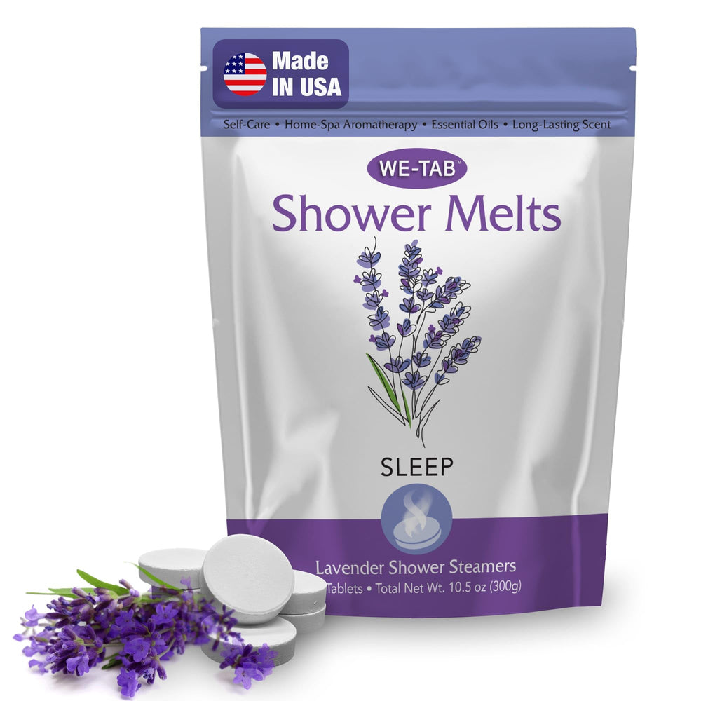 We-Tab shower steamer 10-pack with lavender aroma for unwind