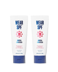 WearSPF 30 mineral sunscreen lotion pack shot for active workouts and outdoor protection.