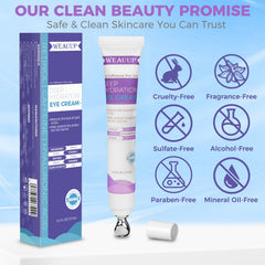 WEAUUP Eye Cream supports daily eye care as part of a routine.