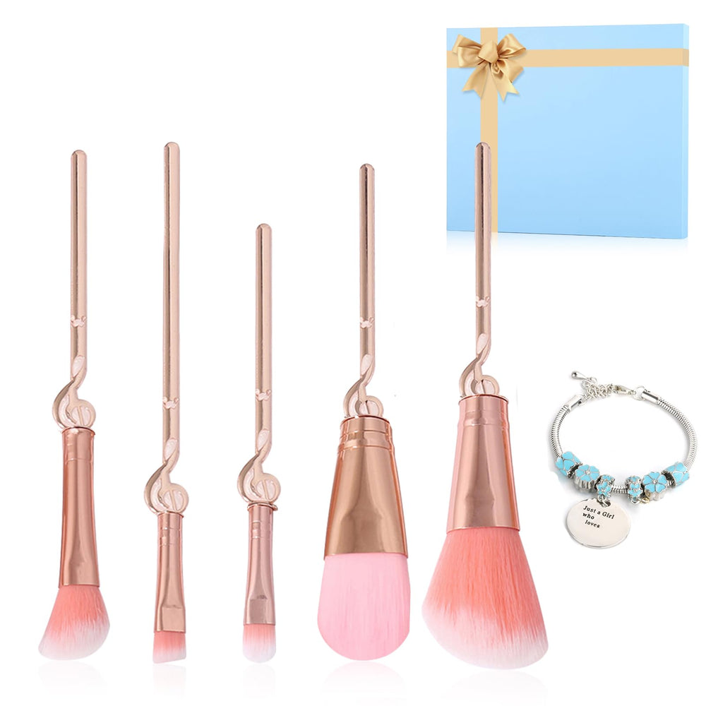 WeChip anime theme cosmetic brush set with bracelet for precise, gentle makeup application