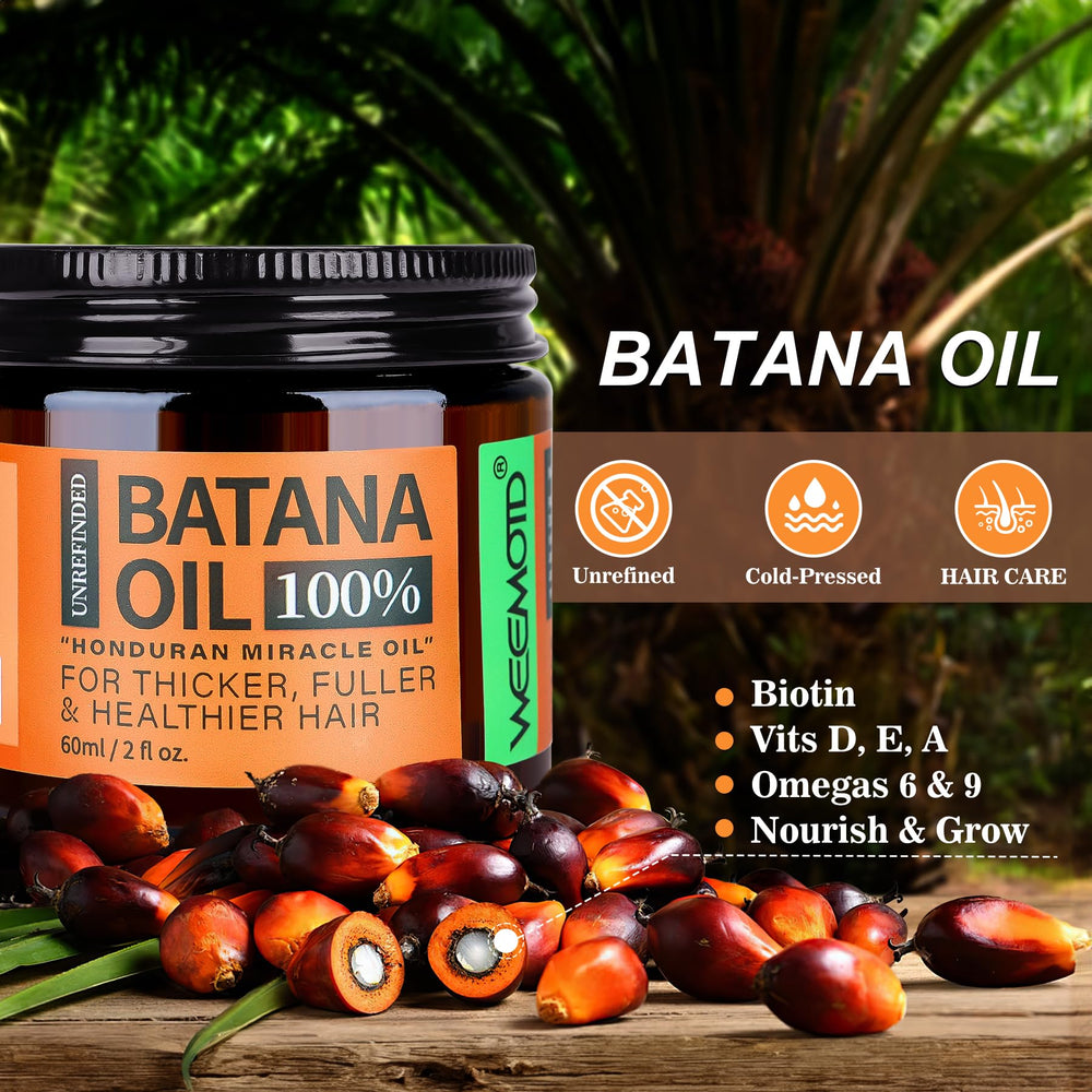 WEEMOTD batana oil texture close-up showing creamy consistency for easy application.