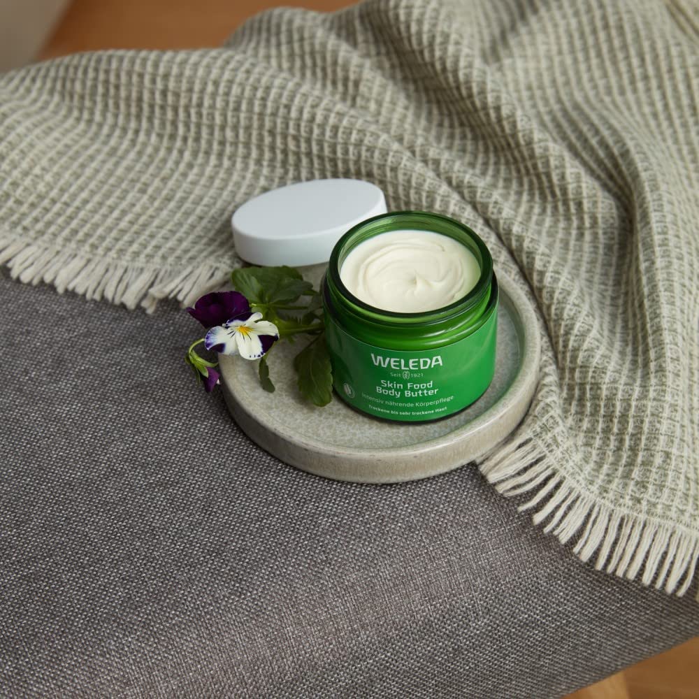 Velvety-soft skin appears after application of this botanical butter.