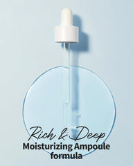 Wellage Real Hyaluronic Blue Ampoule application routine demonstrates daily hydration ritual