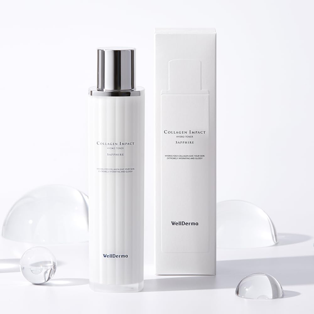 WellDerma Sapphire Toner texture on skin shows fast absorption