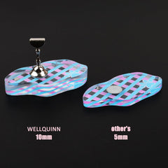 Wellquinn cloud and checkerboard design adds stylish flair to your station