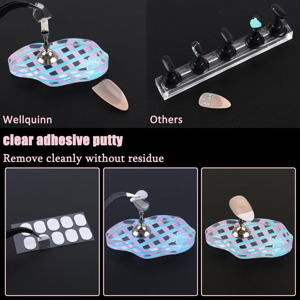 Wellquinn nail art display stand ideal for professionals and beginners