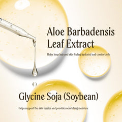 Well's Oil Aloe Vera Oil on dry skin delivering comforting moisture