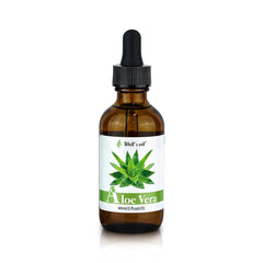 Well's Oil Aloe Vera Oil dropper shows easy daily use