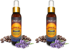 Well's Oil Lavender Jamaican Black Castor Oil spray bottle detangles and smooths hair.