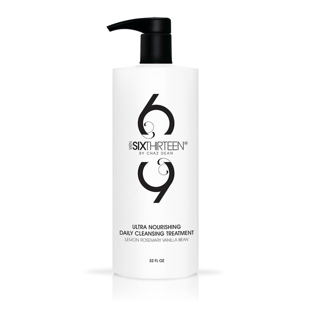WEN 613 cleansing conditioner bottle with lemon rosemary vanilla scent for daily cleansing.