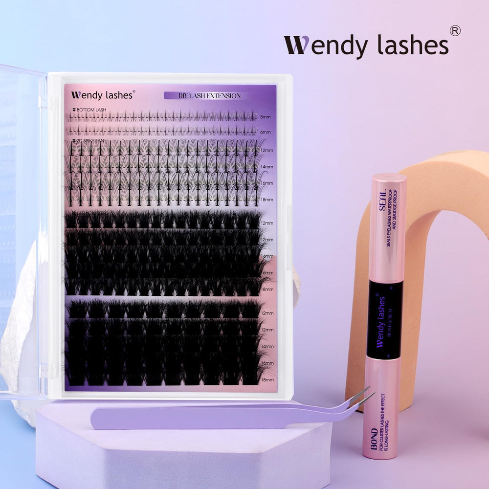 Wendy Lashes high-precision, no-gap tweezers ensure easy pick-up.