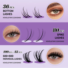 WENDY LASHES lash bond and seal for secure wear.