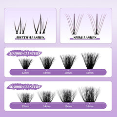 Wendy Lashes lengths 12-18mm to customize natural or bold looks.