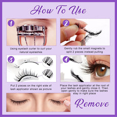 Wendy Lashes soft lash material ensures comfortable all-day wear.
