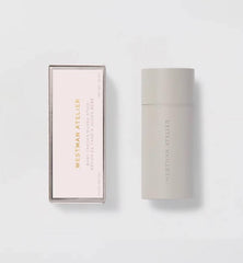 Westman Atelier Baby Cheeks Blush Stick Coquette texture is creamy and blendable.