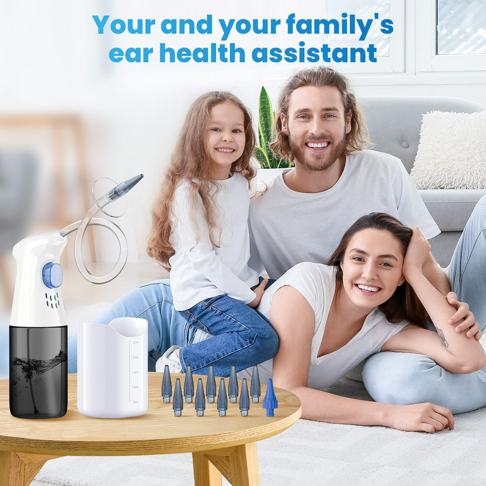 WEUANY complete-at-home-ear-cleaning-system enables thorough cleansing