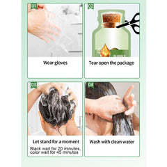 WFWJ Home dye kit with 30ml bottles in a 10-pack for convenient coloring at home.