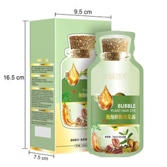 WFWJ Plant-based formula nourishes scalp while coloring.