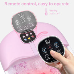 WHALSTAR foot spa with heat and bubbles deliver soothing warmth and gentle massage.