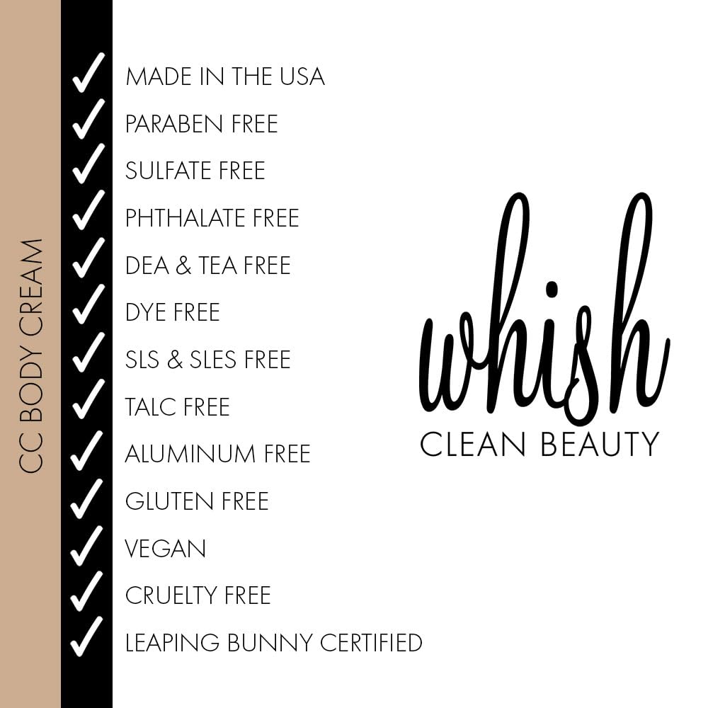Whish CC Body Cream with panthenol for lasting hydration