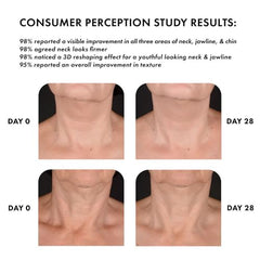 Whish Neck Cream 3D reshaping concept showing contour improvement.