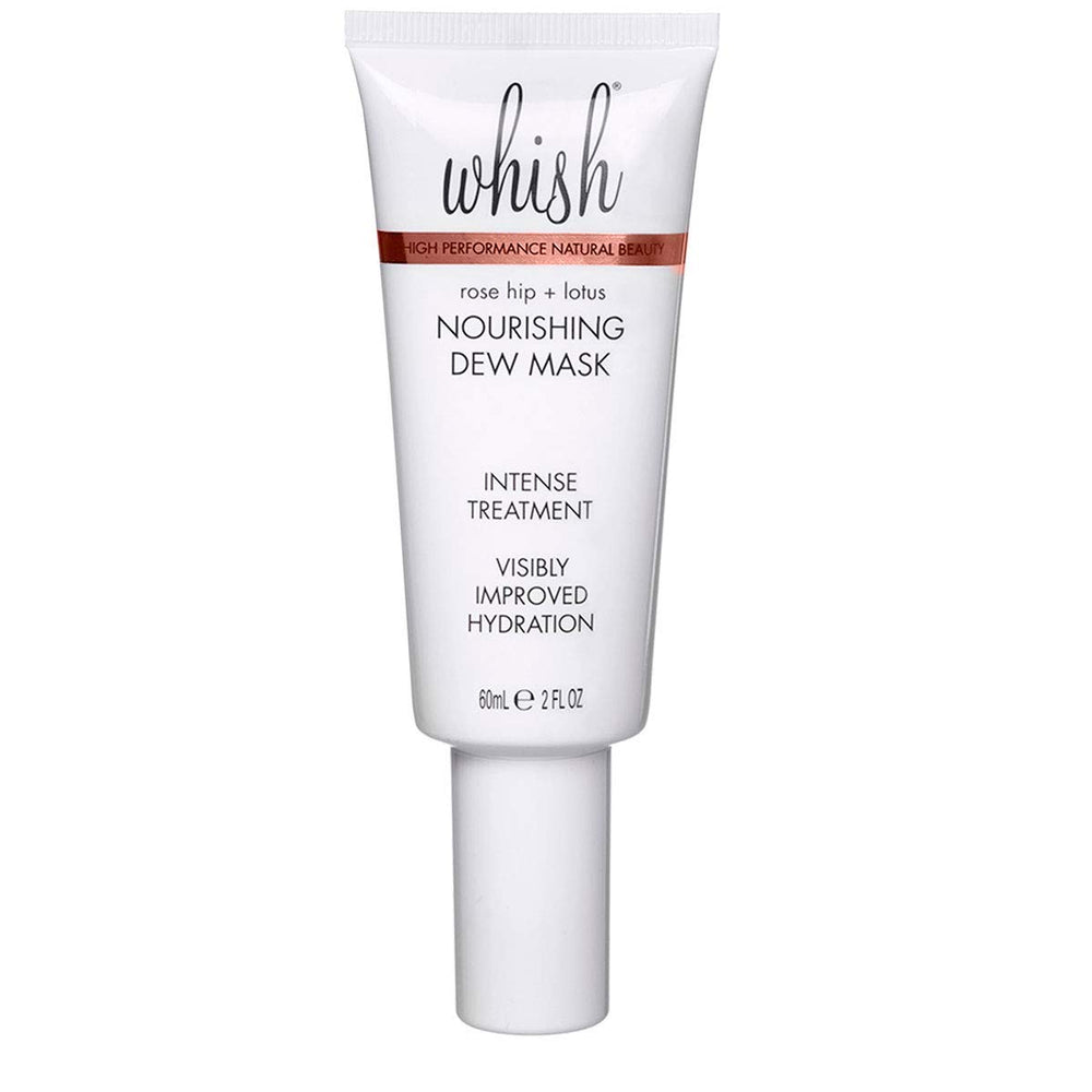 Whish Nourishing Dew Mask jar close-up highlighting rich hydration