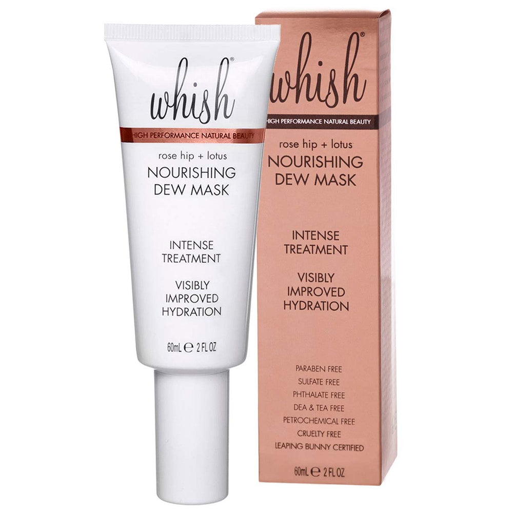 Whish Leaping Bunny-certified mask, paraben- and sulfate-free, USA-made