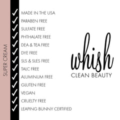 Whish cream being applied for smooth, non-greasy finish