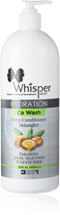 Whisper Whip co-wash detangler for smooth, tangle-free hair.