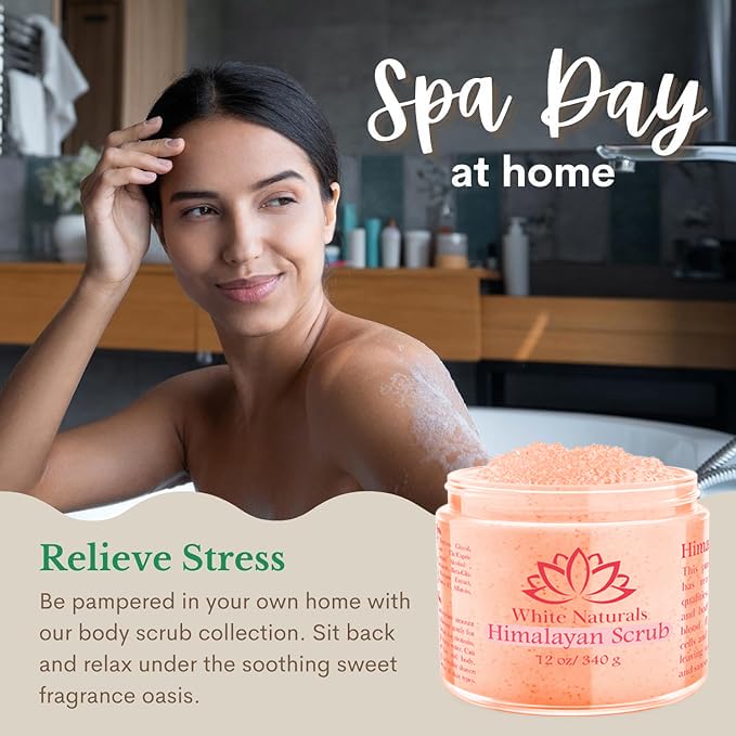 Spa-like home ritual with this pink Himalayan scrub