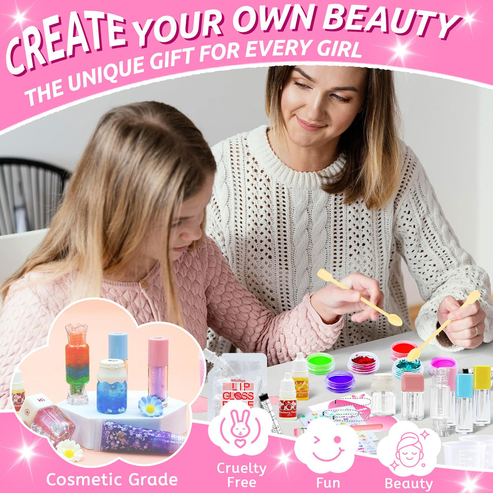 WhizToys six pigments for creating personalized gloss shades