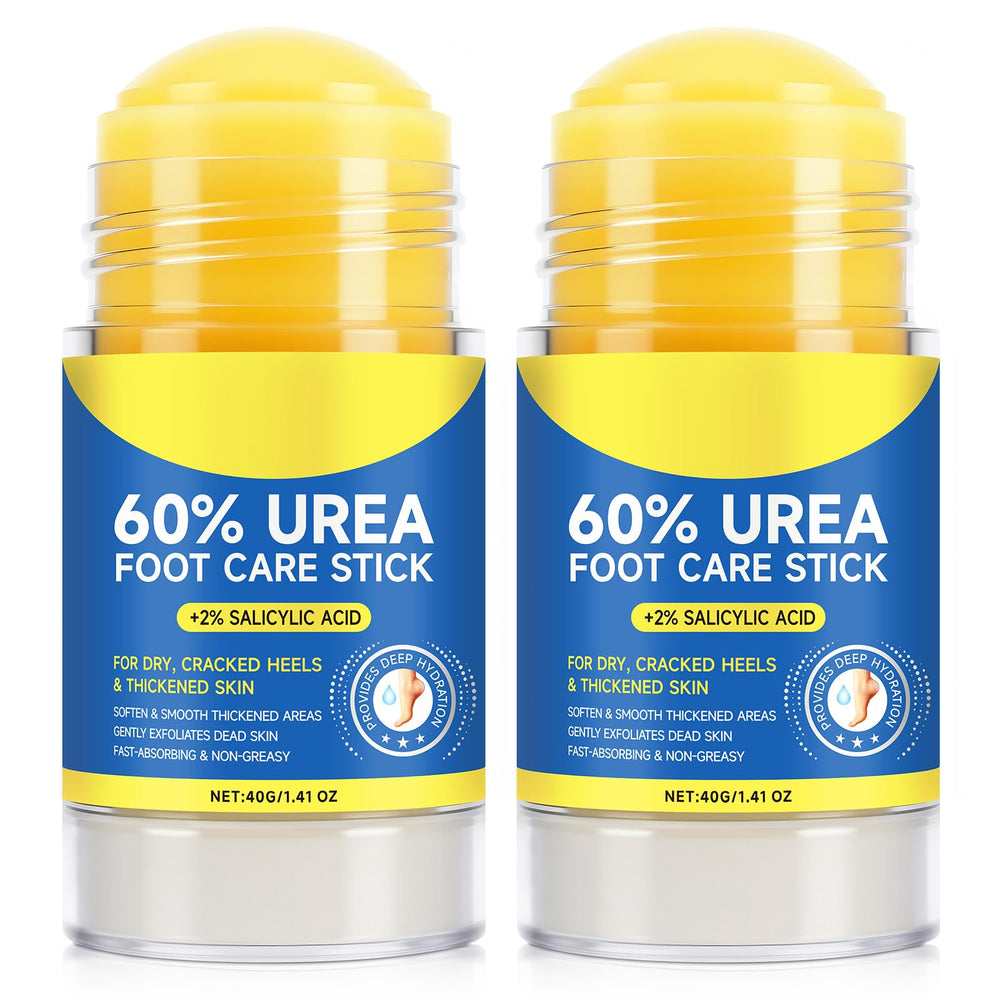 WHLH & WELL-BEING 60% Urea Foot Cream Stick pack-front for lasting moisture