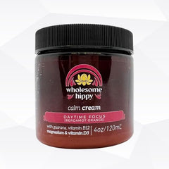 Morning ritual with Wholesome Hippy Daytime Focus Cream for clarity