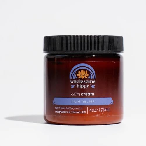 WHOLESOME HIPPY Magnesium Calm Cream packaging shot showing vegan and cruelty-free seal.