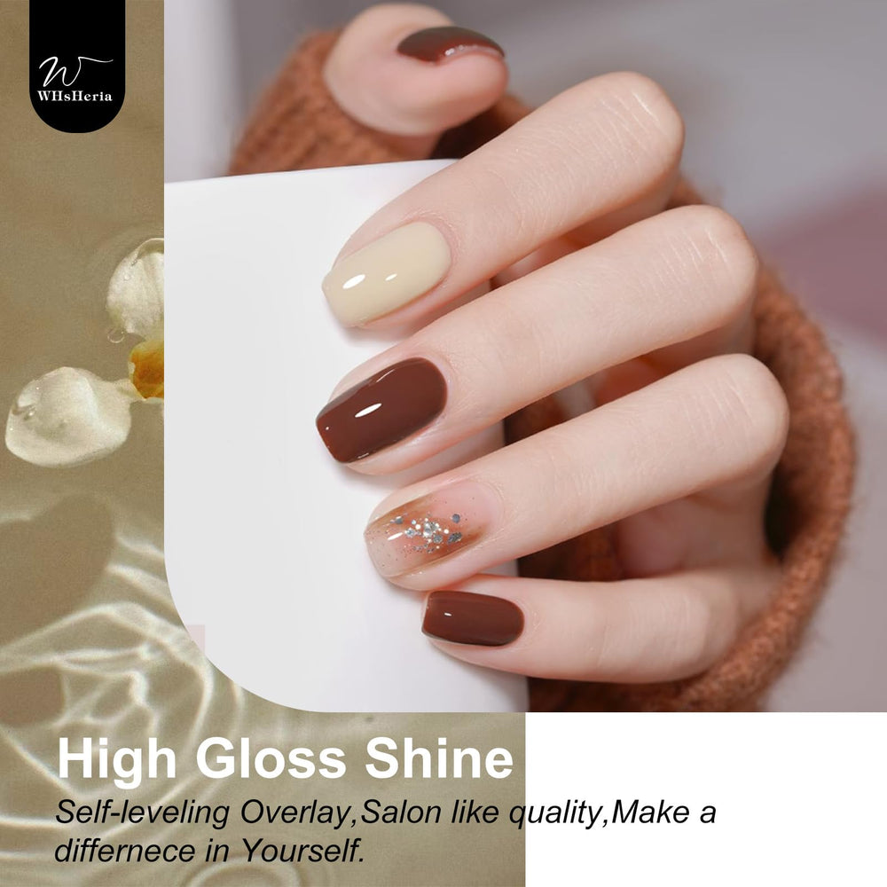WHsHeria chestnut shade for a rich, cozy manicure