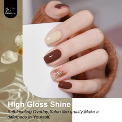 WHsHeria chestnut shade for a rich, cozy manicure