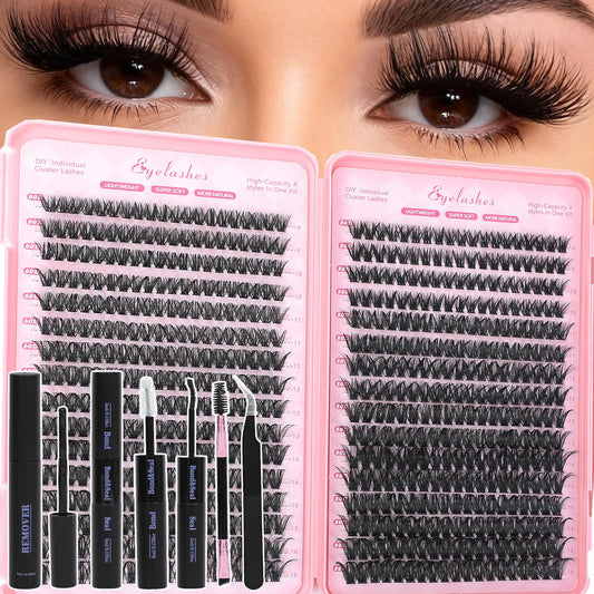 WIGICD Lash Clusters Kit packaging shows everything you need for at-home lash DIY