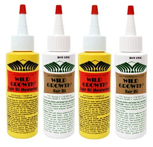 Wild Growth Hair System 2-pack bottle for detangling and lightweight conditioning