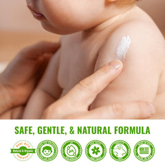 Wild Naturals Eczema Cream shows fast-absorb texture for busy mornings