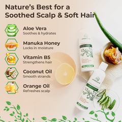 Wild Naturals shampoo and conditioner set front view for balanced hydration