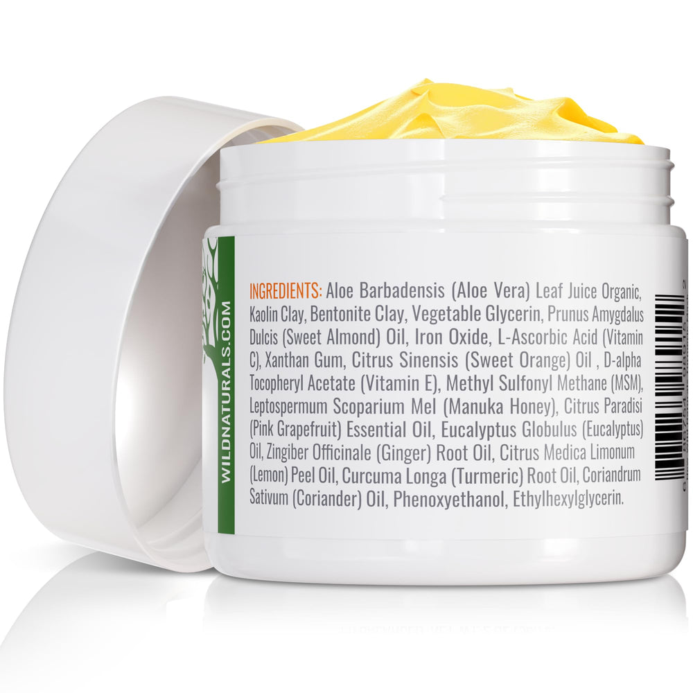 Wild Naturals Turmeric Clay Mask box packaging front view