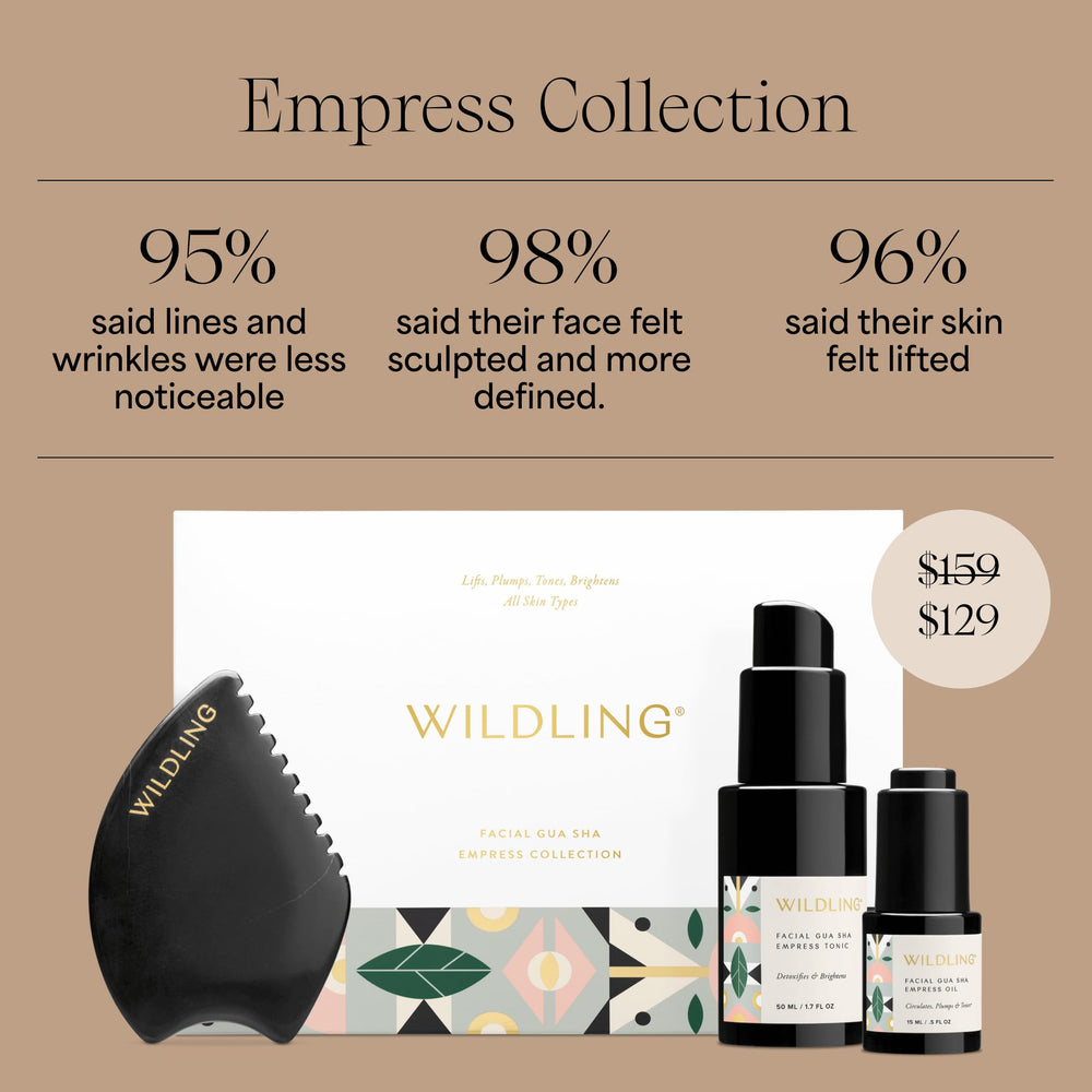 Wildling Empress Hydrasoothe Face Mist bottle refreshing and hydrating skin.
