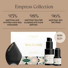 Wildling Empress Hydrasoothe Face Mist bottle refreshing and hydrating skin.