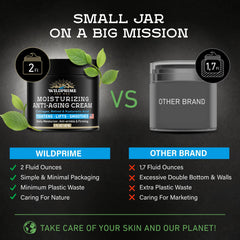 WildPRIME logo visible on premium men's moisturizer packaging.