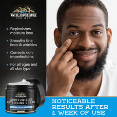 WildPRIME moisturizer texture on skin for everyday use.