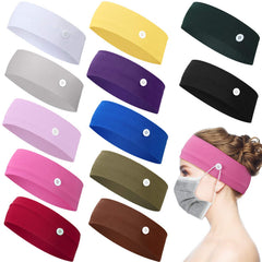 WILLBOND button headbands multicolor collection for comfortable all-day wear