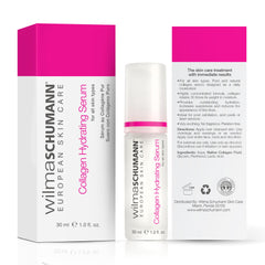 Wilma Schumann Collagen Hydrating Serum in night routine context implies evening nourishment.