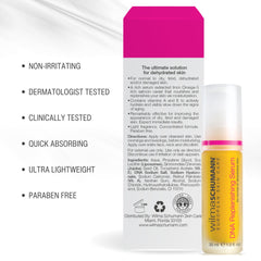 Wilma Schumann DNA Replenishing Serum applied to the hand for hydration.